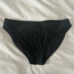 Aerie black size large full coverage bikini bottoms